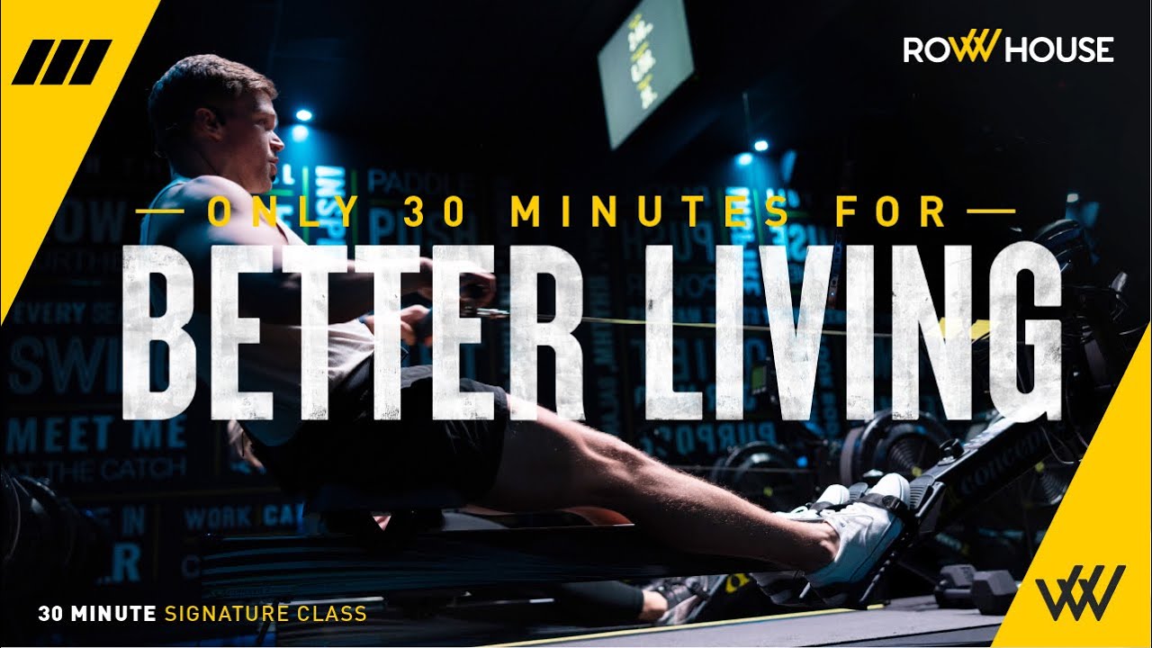 Row House Rowing Fast, Fun, Effective! | 30-Minute Row House Signature Rowing Class ...