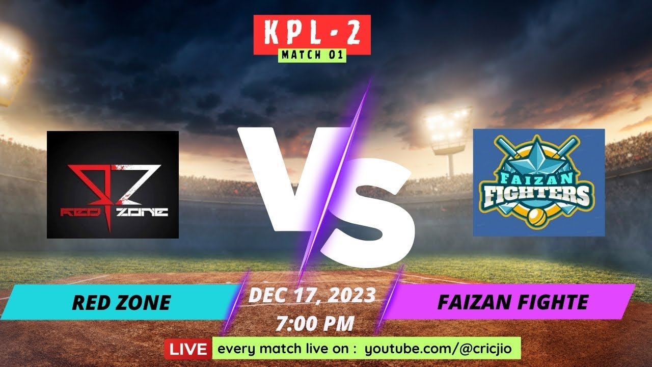 Match 1 Red Zone VS Faizan Fighter