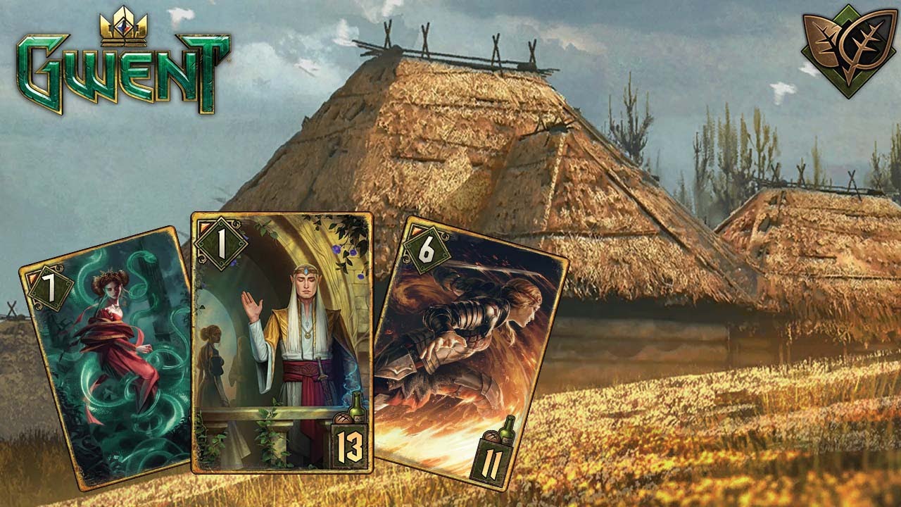 Gwent : Cartes De Ballade Légendaires Héros - Extension Scoia'tael - 10 Cartes Métallisées