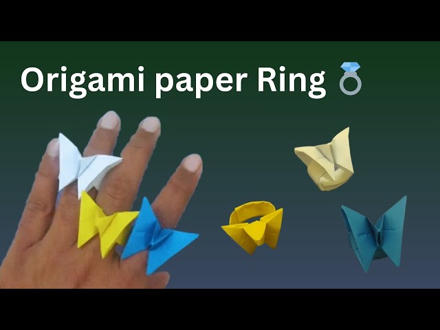 Ring with heart - OrigamiArt.Us