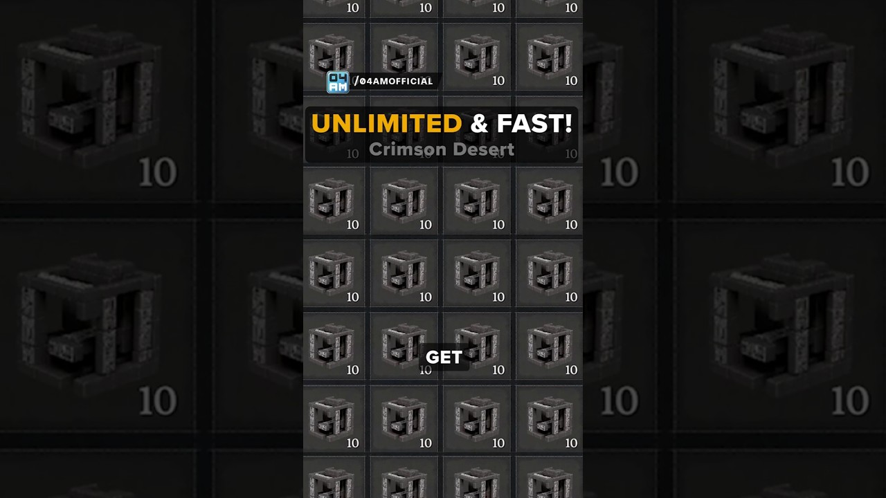 FASTEST UNLIMITED Artifact Farm in Crimson Desert😱⏩