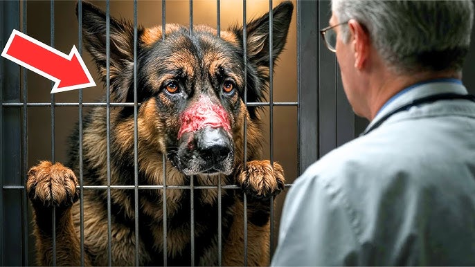 Shelter Dog Won't Stop Crying And About To Be Put Down. When Vet Realizes  Why, He Does This