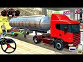 Oil Tanker Cargo Driving Simulator 🚚 | Realistic Transport Truck Driving Gameplay | Android & iOS
