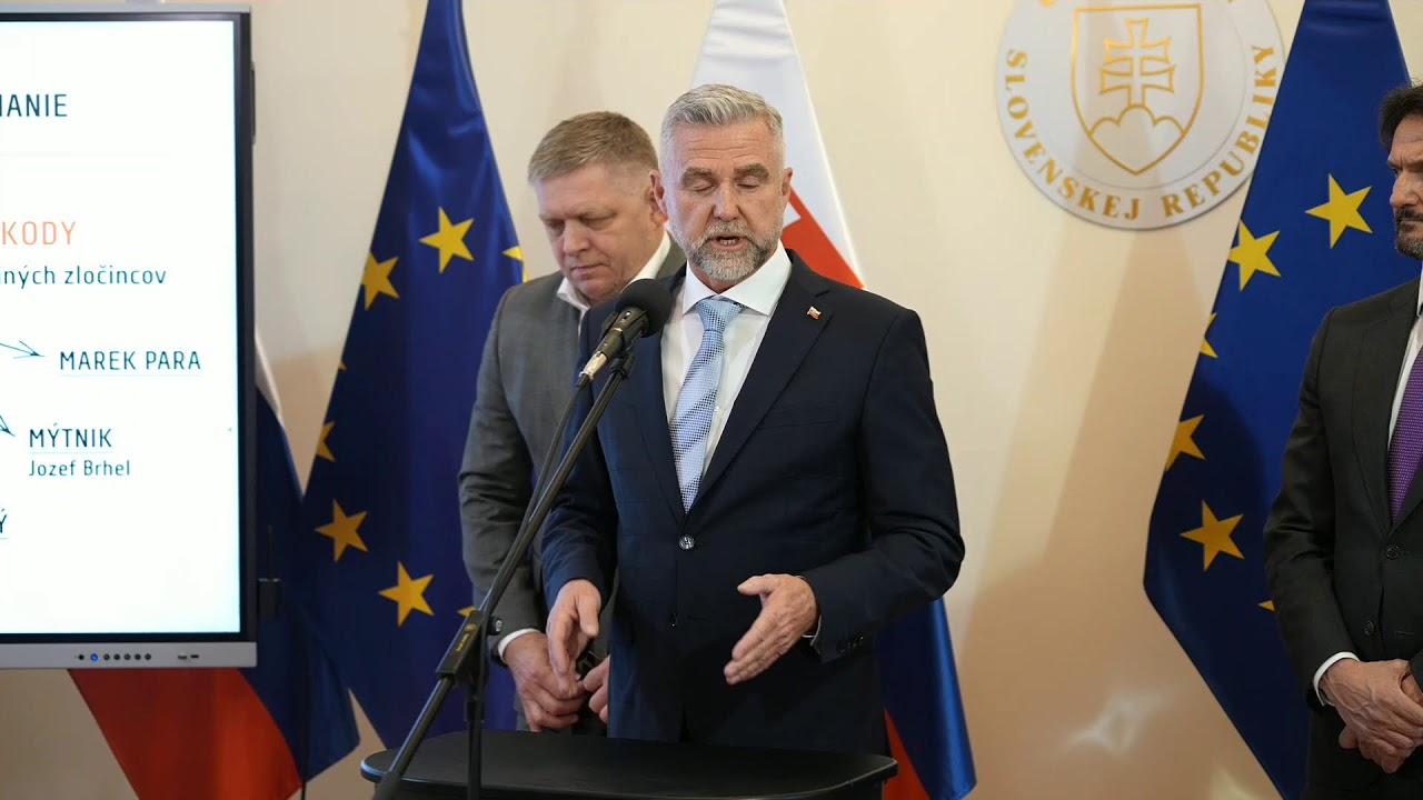 Tlačová konferencia R. Fica, R. Kaliňáka a T. Gašpara: Koľko stálo stíhanie politickej opozície