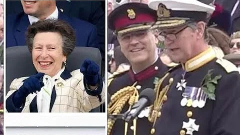 Princess Anne's husband leaves crowd in stitches with joke about replacing his wife