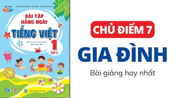 Chủ điểm 7 - GIA ĐÌNH | Bài tập hằng ngày | Tiếng Việt lớp 1 | Cánh Diều | Cô Uyển Uyển (Mới)