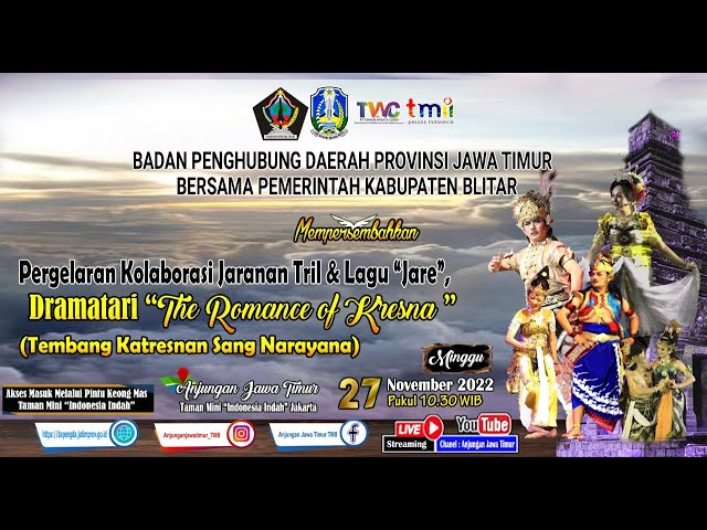 KAB. BLITAR || Dramatari THE ROMANCE OF KRESNA (Tembang Katresnan Sang Narayana) class=