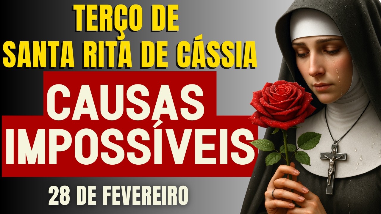 TERÇO PODEROSÍSSIMO DE SANTA RITA PARA VITÓRIA URGENTE REZE HOJE E VEJA MILAGRES
