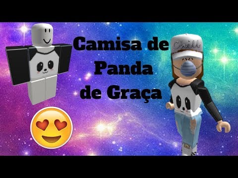 Como Fazer Um Shirt Camisa De Panda No Roblox 2018 Youtube - t shirt feminina roblox panda