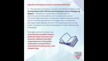 Nominations to the 2024 Search for Outstanding Government Workers are still accepted.