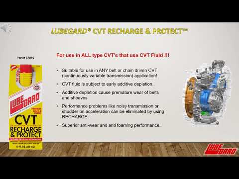 Lubegard CVT Products Overview - lubricants training series