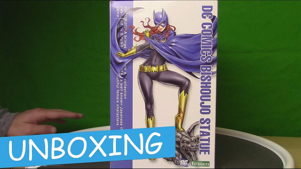 DC Batgirl Bishoujo Statue Unboxing - YouTube