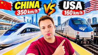 China vs USA High-speed Trains, Difference is Shocking 🇨🇳🚄🇺🇸