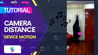 Spark AR Tutorial - Camera Distance with music | Device Motion | V98 (EN Captions)