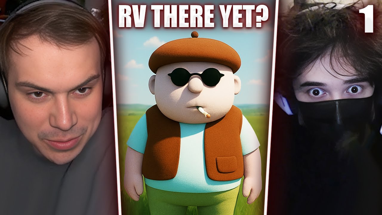 ГЛЕБ ПУТЕШЕСТВУЕТ в ДОМЕ на КОЛЕСАХ / RV There Yet? #1 (Ростик, Хелин, Витя) | Sasavot