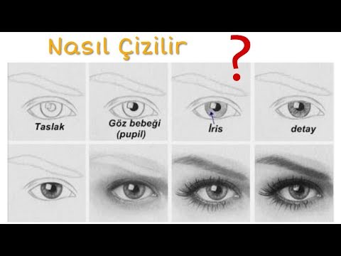 Video: Göz çizmeyi öğrenmek Nasıl