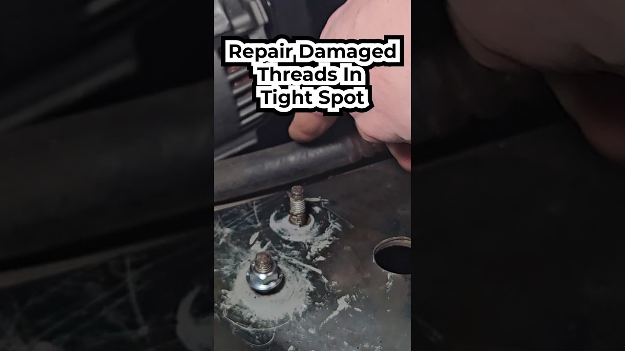 Repair Stripped Threads in Tight Location