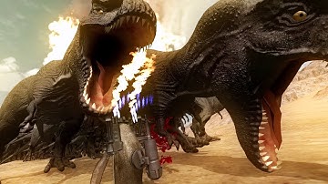 SUPER PENGUIN vs 100 T-REX! - Beast Battle Simulator Gameplay | Pungence