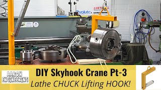 Sky Hook LATHE Chuck Lifting Attachment @AaronEngineering