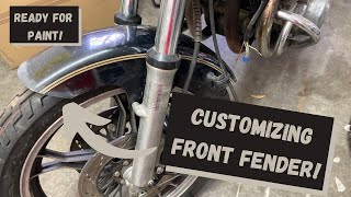 SUZUKI BUILD GETS FRONT FENDER CUSTOMIZED! Suzuki Alt 50 Front Fender