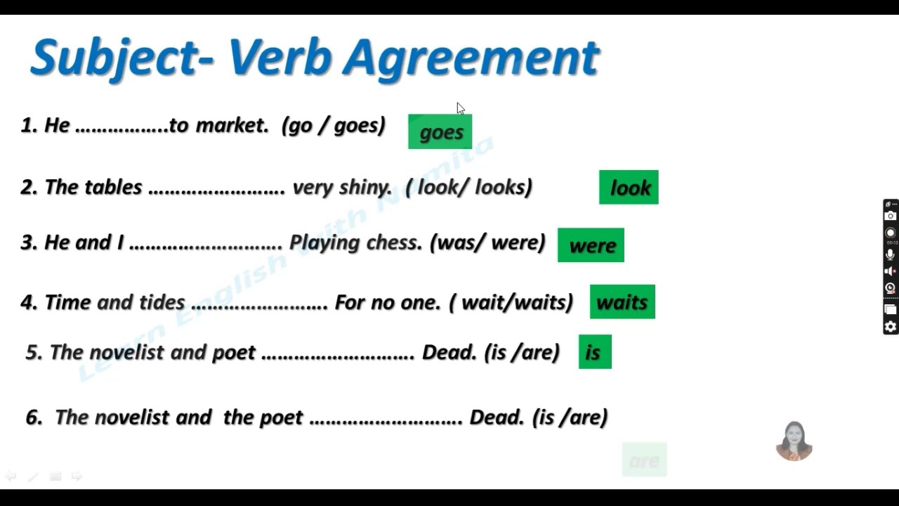 Subject-  Verb Agreement| Rules & Concept Class 10 |CDC | SEE Preparation| Learn English With Namita