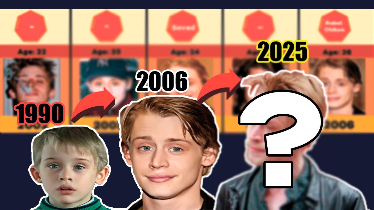 Macaulay Culkin Transformation From 0 To 45 Years Old