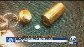 Two arrested in Vero Beach hotel raid