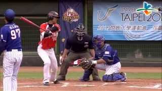 20140619-1 爆米花 威達vs崇越 7上 替補上陣的尤士晉 一上場就三振了威達的林書逸