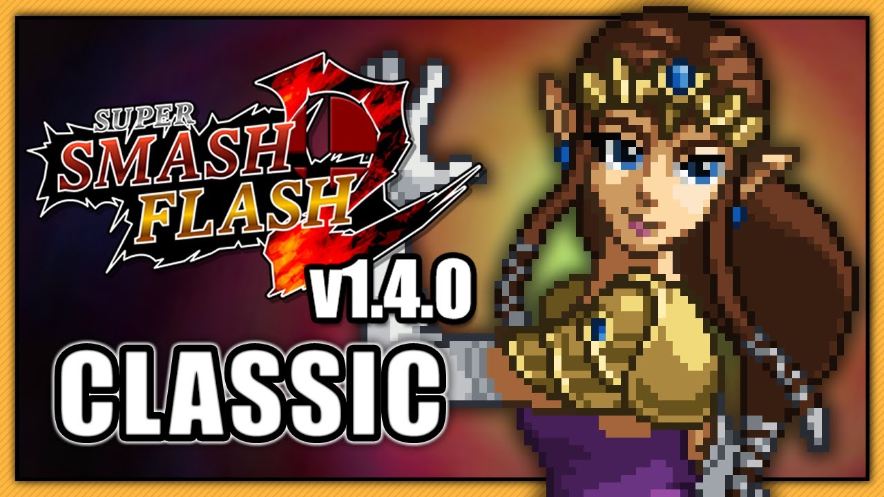 Super Smash Flash 2 (v1.4) - Classic || Zelda
