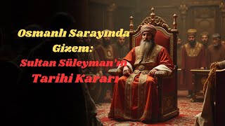 Osmanlı Sarayında Gizem: Kanuni Sultan Süleyman’ın Tarihi Kararı Resimi