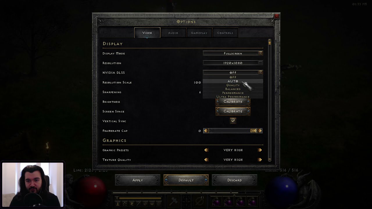 Diablo 2 DLSS (Deep Learning Super Sampling) test!