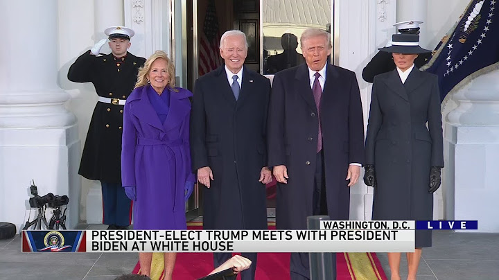 Biden, Trump meet at White House ahead of inauguration