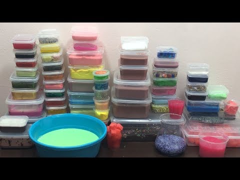 MIXING ALL MY SLIME !! SLIME SMOOTHIE ! SATISFYING VIDEOS ! #15