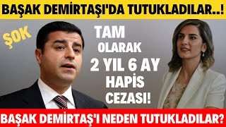 Başak Demirtaşıda Tutukladılar... 2 Yıl 6 Ay Hapis Cezası Şok Olacaksınız