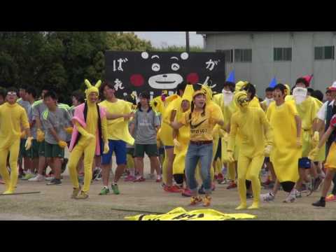 2016-6-7 岡崎城西高校体育祭 応援合戦 ~黄組~