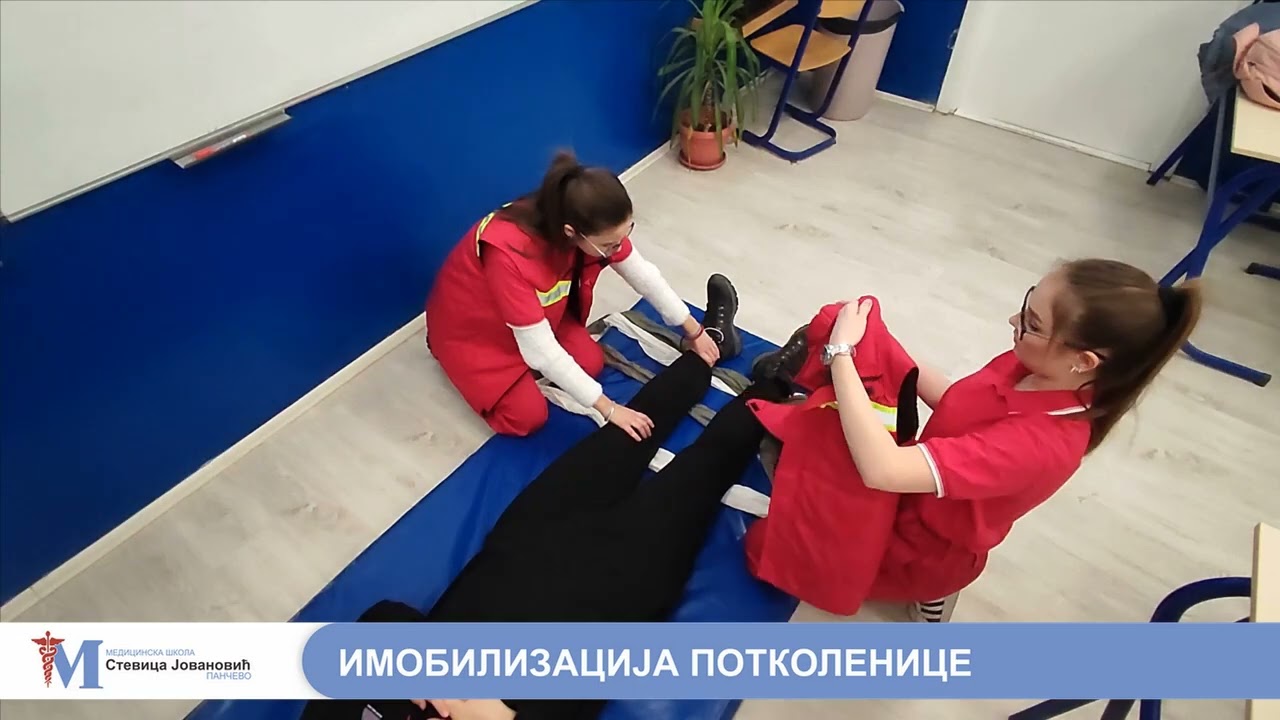 Prva pomoc - 5.3. Imobilizacija potkolenice