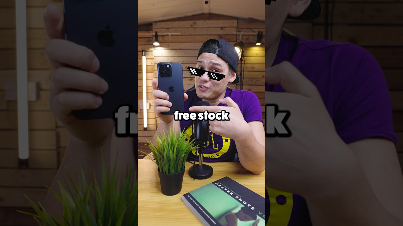 How to Download FREE stock footage to your phone for your videos 