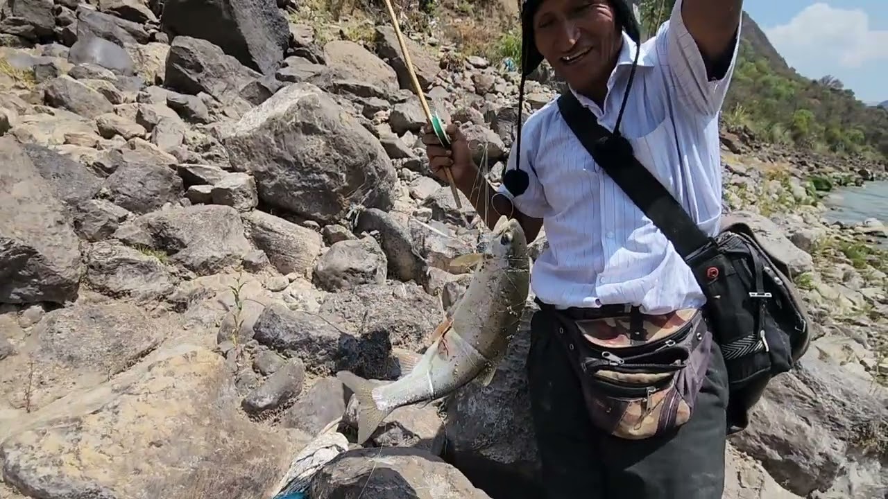 ES LA PESCA DE TRUCHAS.. PESCA ARTESANAL