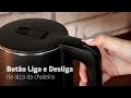 Chaleira Elétrica Agratto em Inox de 1,8 litros