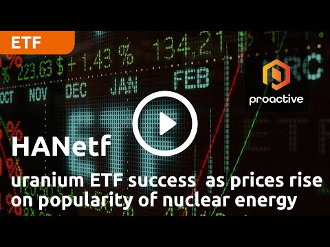 HANetf highlights success of uranium ETF as prices rise on growth popularity of nuclear energy