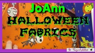 JoAnn Fabrics Halloween & Christmas Character Fabrics ~ Toy-Addict