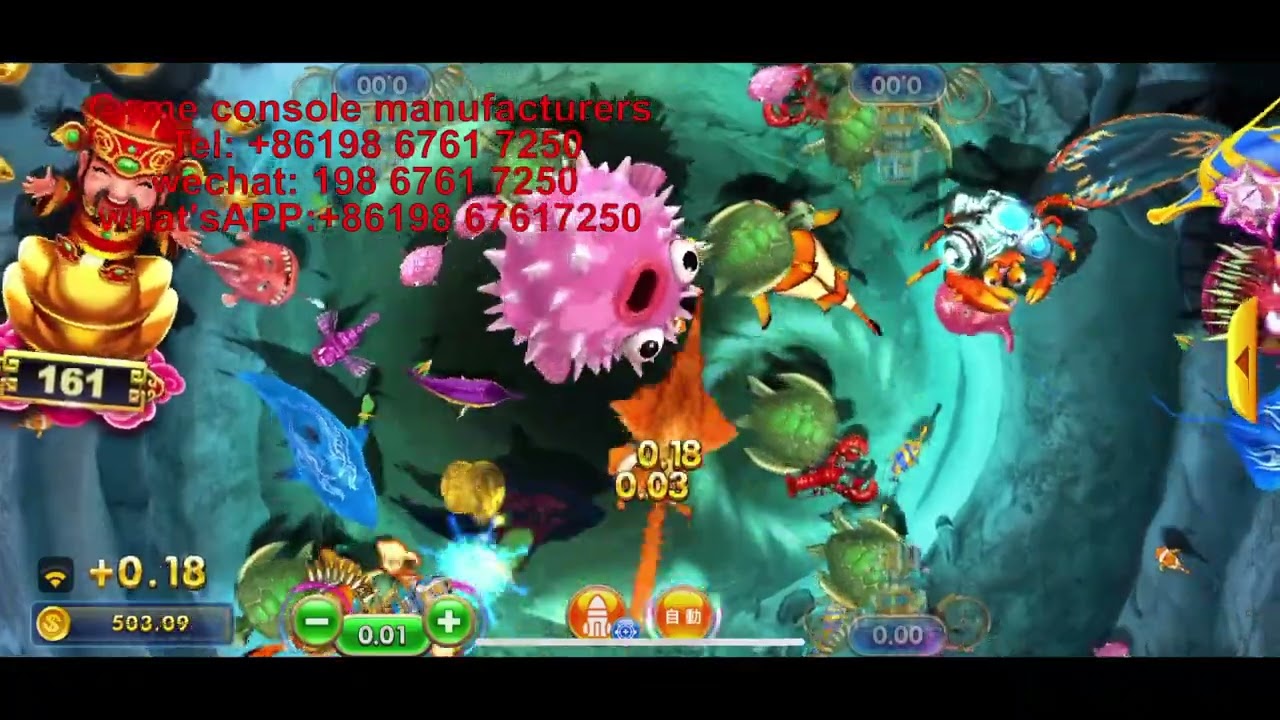 customized fishing machines with various graphics，game hall game consoles that can  played on phones
