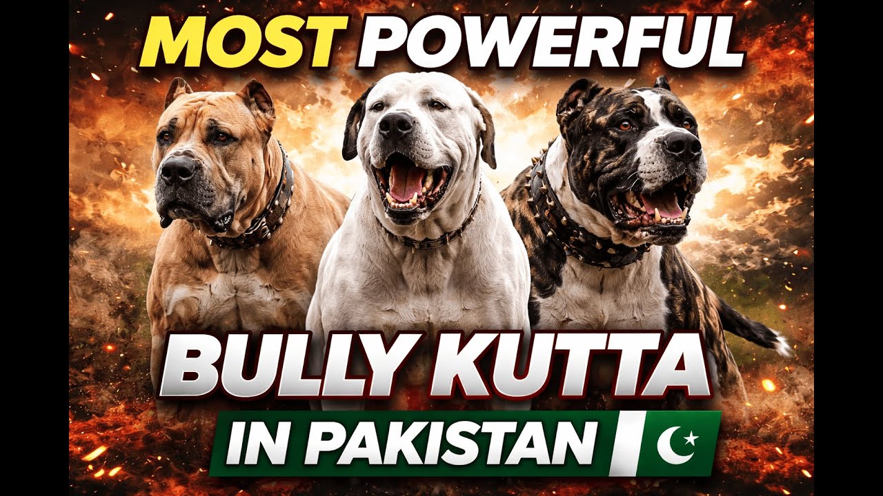 Most POWERFUL Bully Kutta Breeds in Pakistan Today?