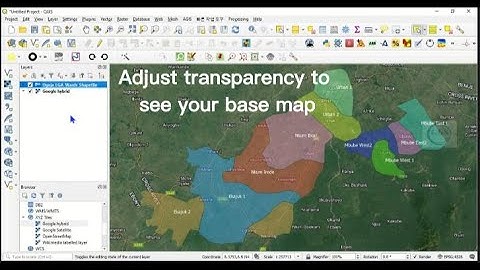 How to set transparency of layer in QGIS