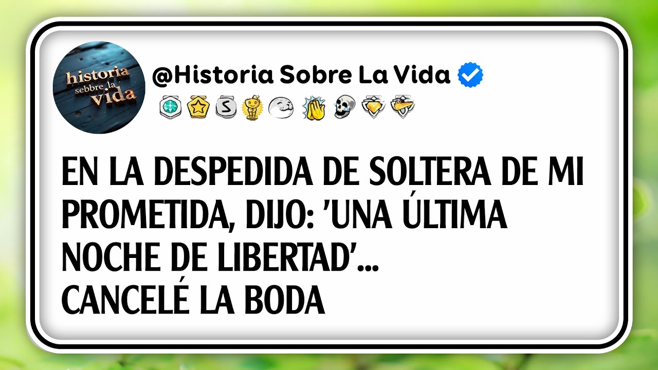 En la despedida de soltera de mi prometida, dijo: 'Una última noche de libertad'... Cancelé la boda