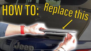 HOW TO: Rear Wiper Blade Replacement - Jeep Grand Cherokee 2014 How To 1999 2014 Jeep Grand Cherokee Windshield Wiper Replacement Wj Wk Wk2