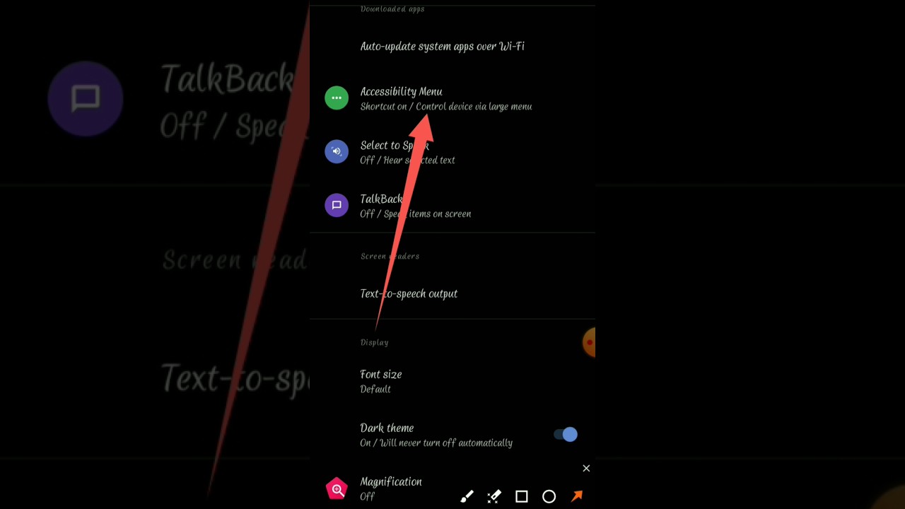 new accessibility setting on kari paribe