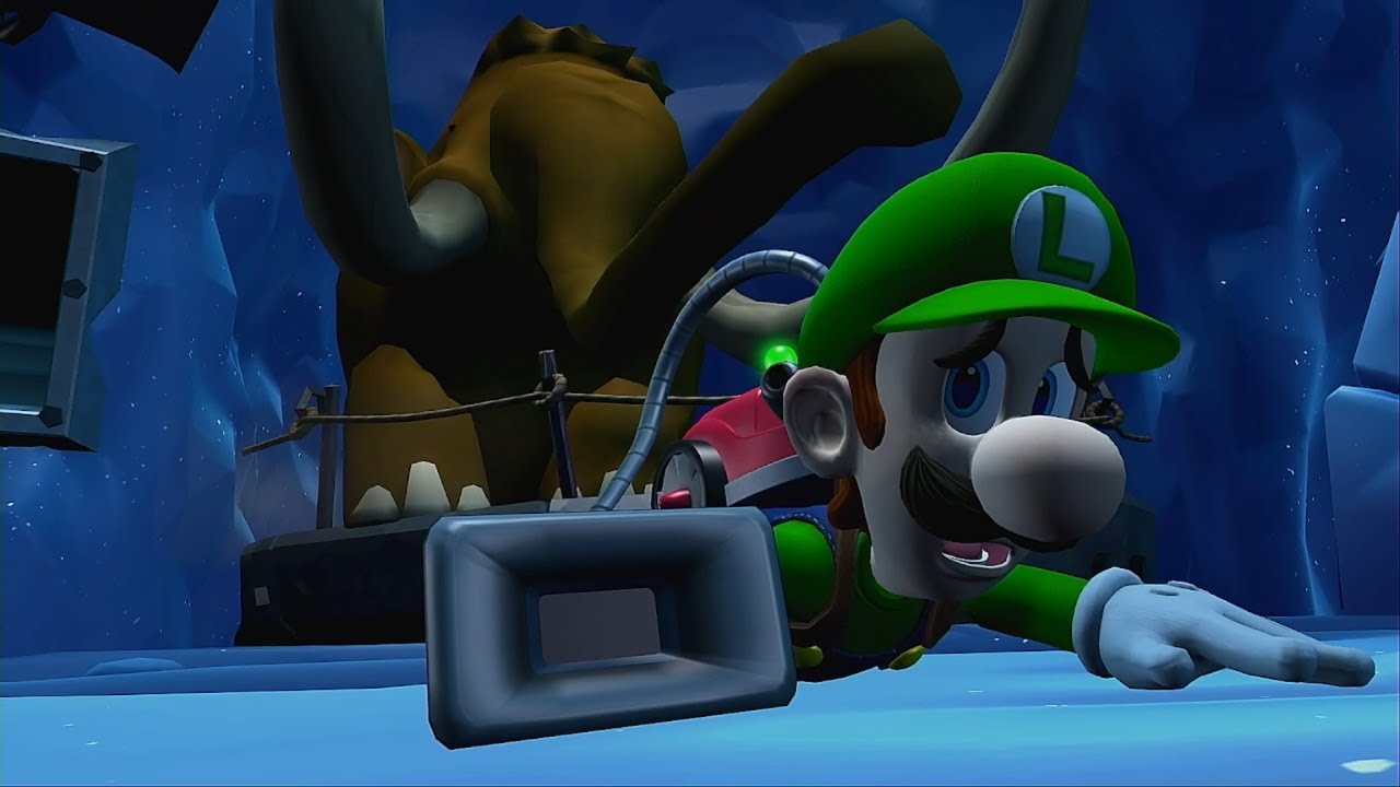 【マンモスに襲われる】ルイージマンション2