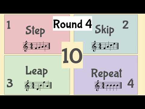 step, skip, leap, repeat 4 corners