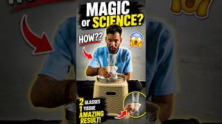 2 Glasses + Tissue = Magic? 🤯 Try This!